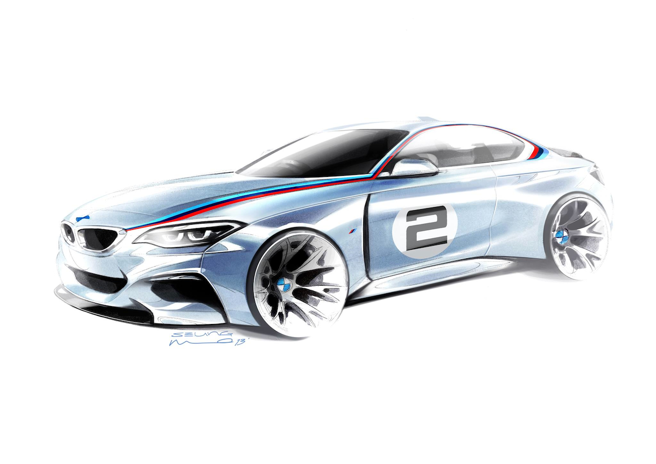 1280x905 Official Sketch Bmw M235i Racing Car - Bmw Car Sketch