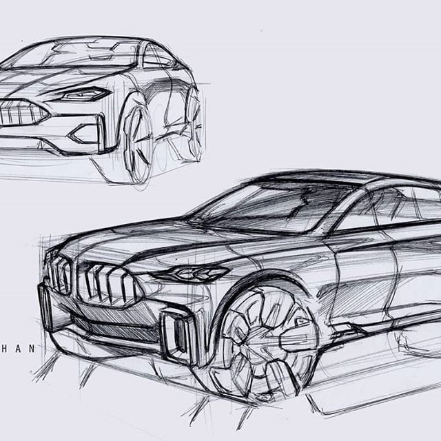 640x640 2018.01.19 Doodle X1 - Bmw Car Sketch