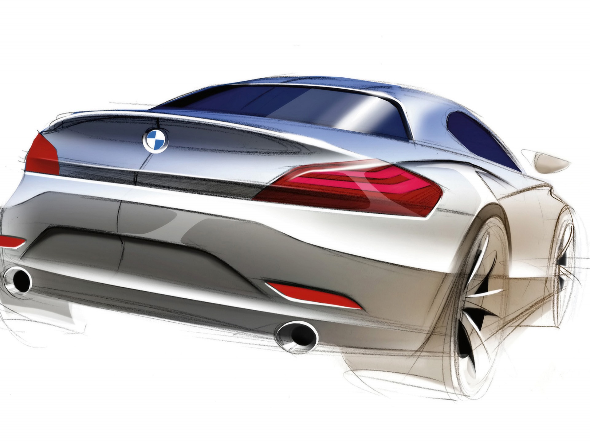 1920x1440 Bmw Z4 Roadster Sketch Wallpaper Bmw Cars Wallpapers In Jpg Format - Bmw M3 Sketch