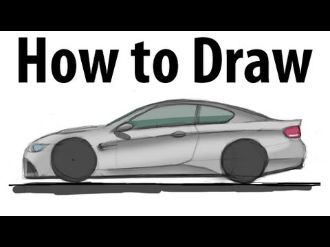 480x360 How To Draw A Bmw M3 Coupe - Bmw M3 Sketch