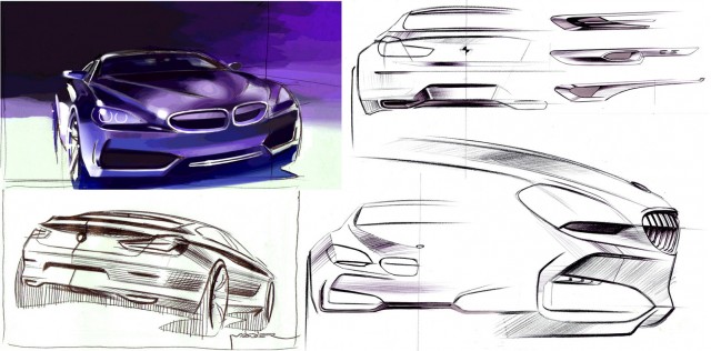 640x316 Bmw Gran Coupe More Preliminary Design Sketches - Bmw M3 Sketch