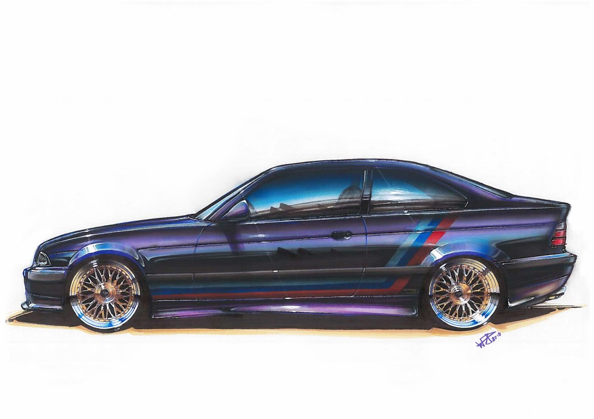 1200x848 Bmw M3 E36 - Bmw M3 Sketch