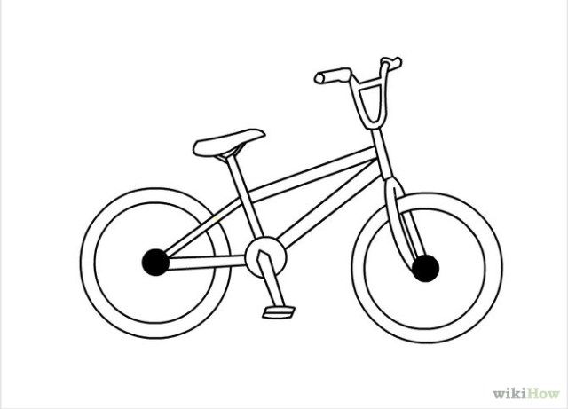 640x461 Image Result For Bmx Bicycle Drawing Rock Painting - Bmx Bike Sketch