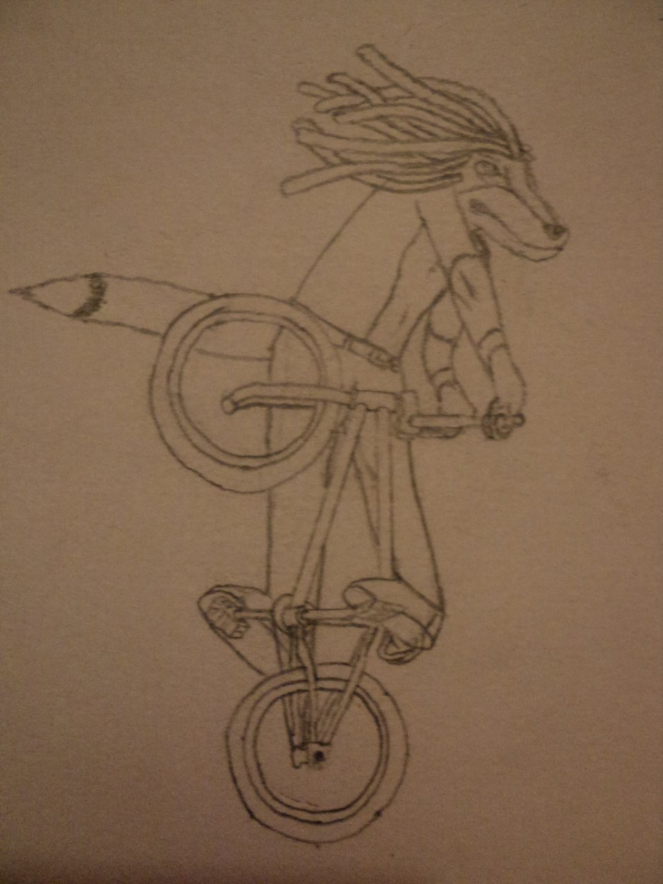960x1280 Bmx Sketch By Death Metal Furry - Bmx Sketch