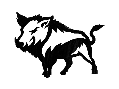 400x300 Boar Sketch 1 By Griff Designs - Boar Sketch