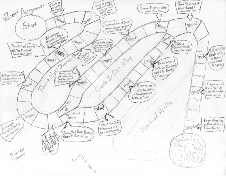 785x612 Game Board Sketch By Daniel Storm - Board Sketch