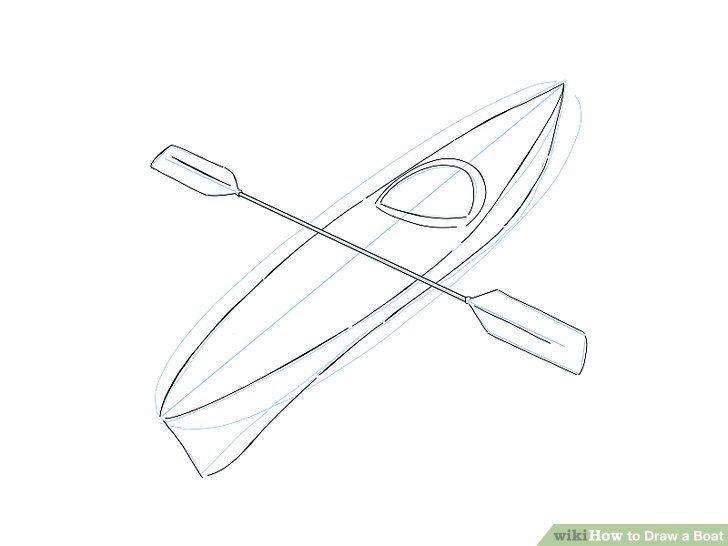 728x546 How To Draw A Boat - Boat Sketch