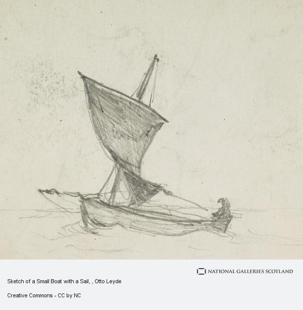 600x614 Sketch Of A Small Boat With A Sail National Galleries Of Scotland - Boat Sketch