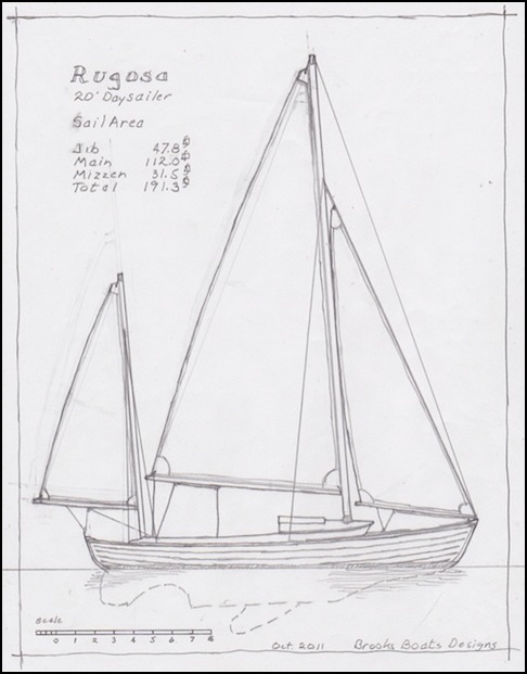 486x621 Rugosa, First Sketches - Boat Sketches