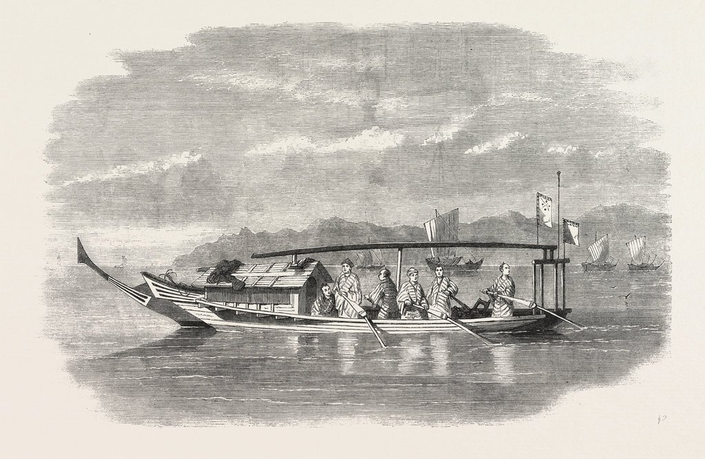 1024x667 Sketches From Japan Government Boat, 1861 Posters Amp Prints By - Boat Sketches