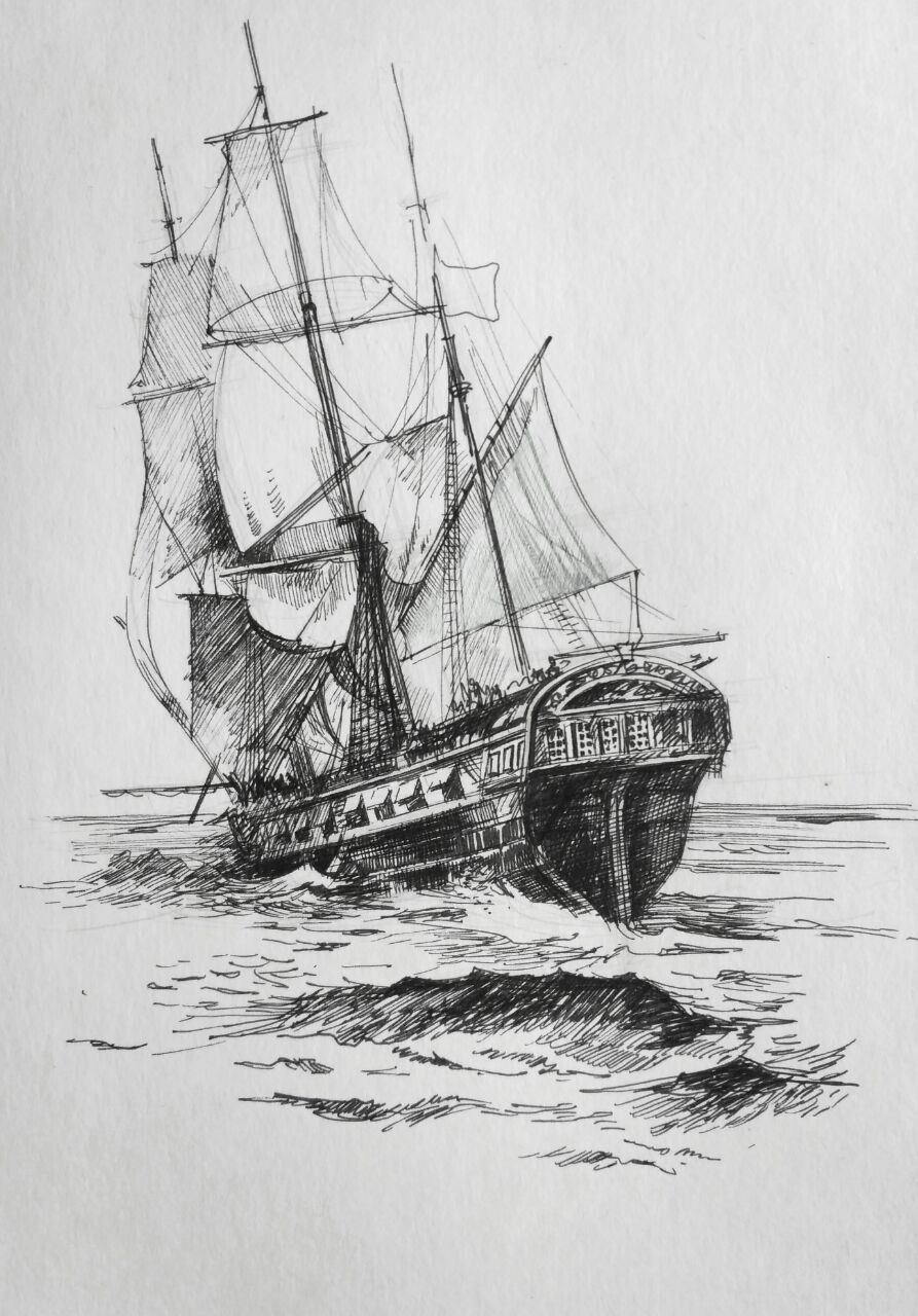 893x1280 Yaroslava Verner - Boat Sketches