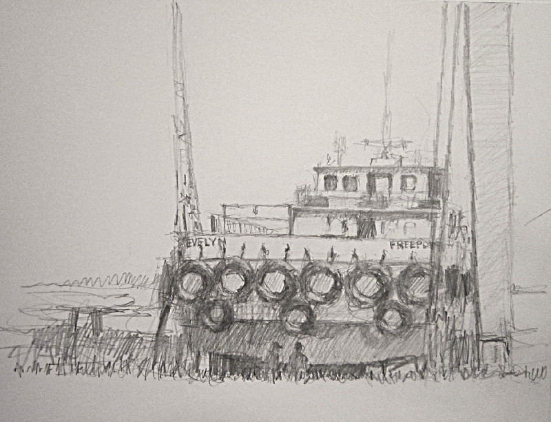 800x613 Boat Sketches Ralph Parker, Artist - Boat Sketches