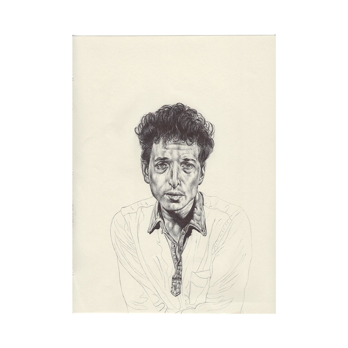 1200x1200 Bob Dylan Sketch Mark Powell - Bob Dylan Sketch