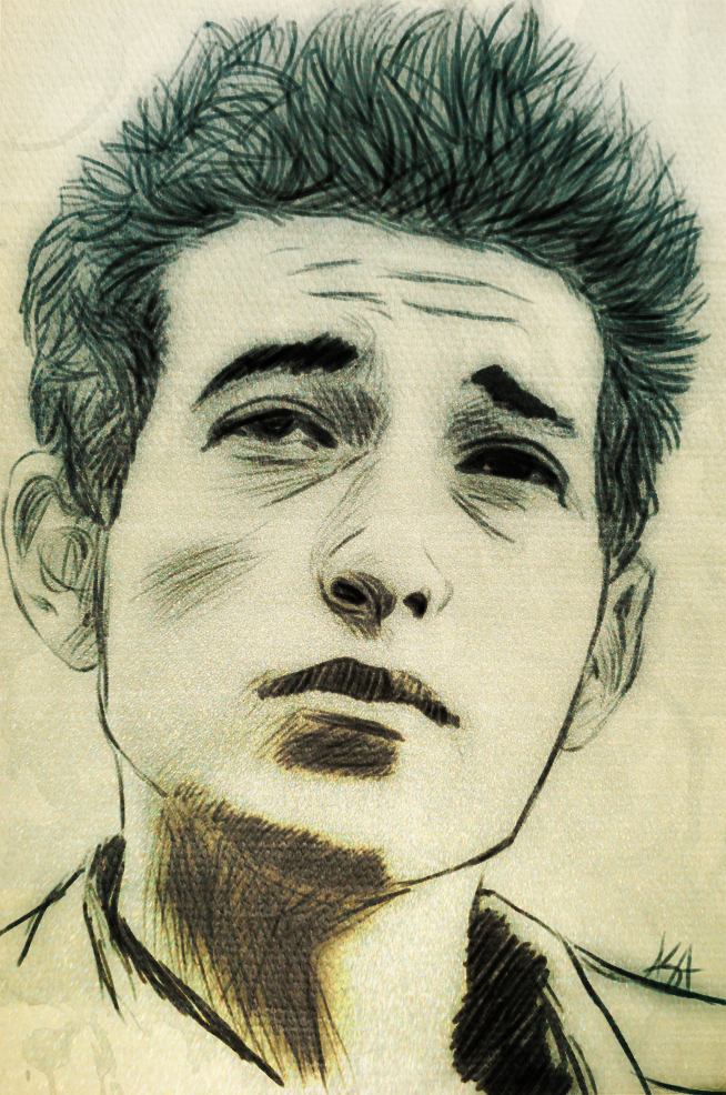 654x986 Dylan Sketch By Mxthod On Newgrounds - Bob Dylan Sketch