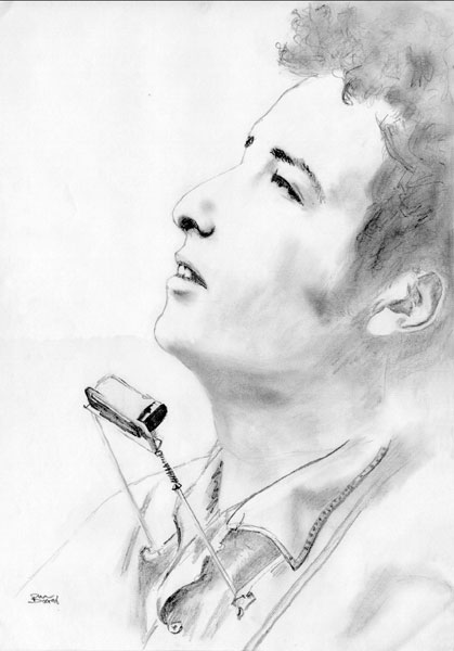 419x600 Bdx - Bob Dylan Sketch