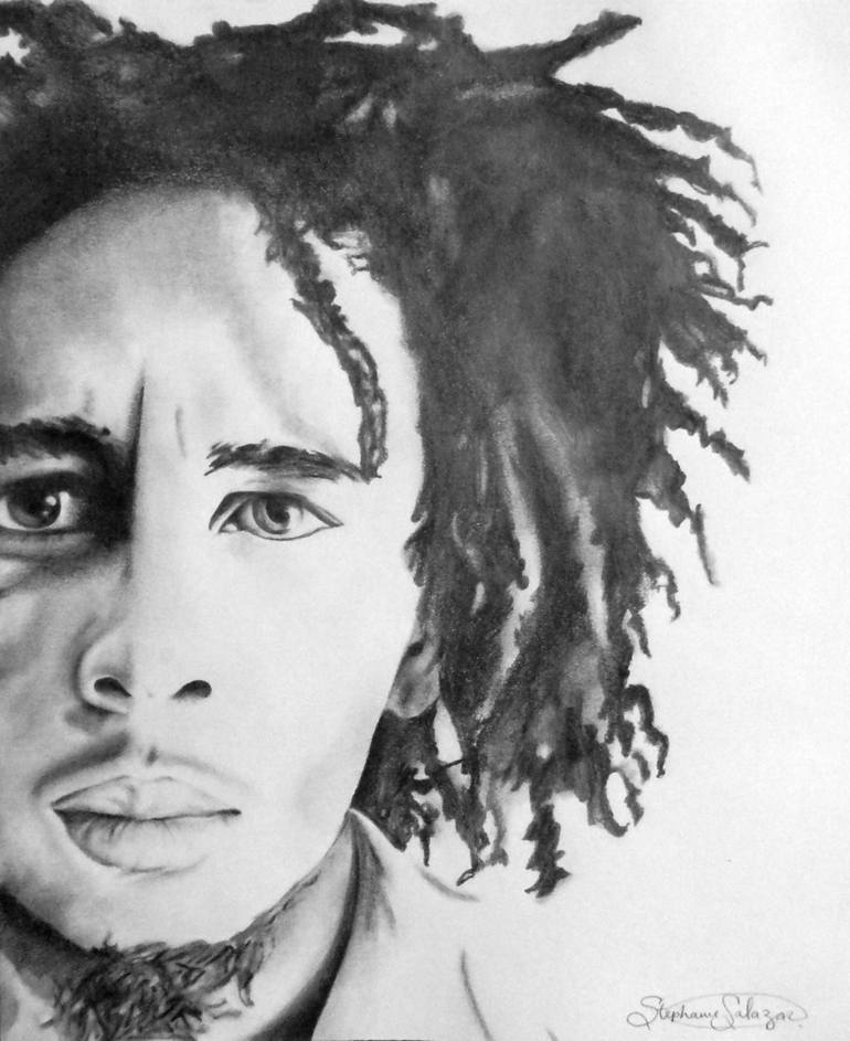 Bob Marley Sketch At Paintingvalley.com 