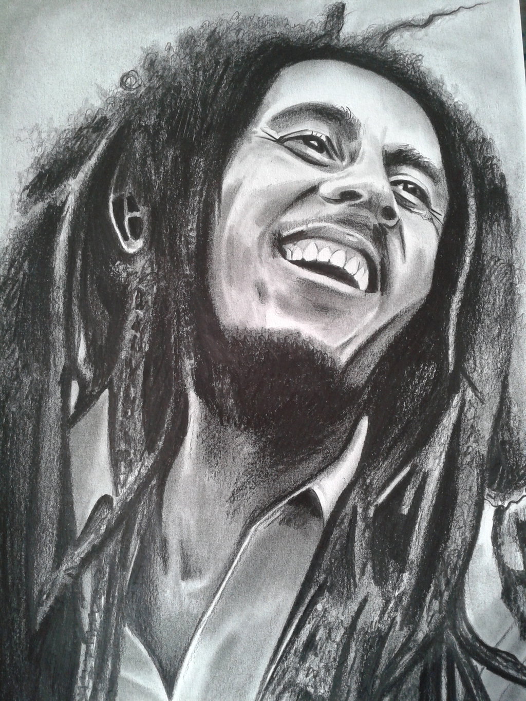 1024x1365 Bob Marley Sketch Drawing Skill - Bob Marley Sketch