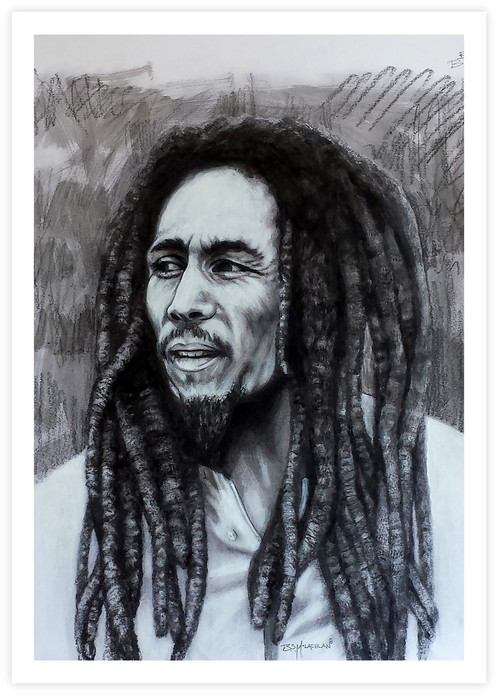 Bob Marley Sketch at PaintingValley.com | Explore collection of Bob ...