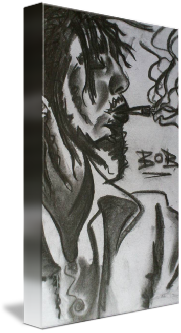 354x650 Bob Marley (Sketch) By Sarah Layzell - Bob Marley Sketch