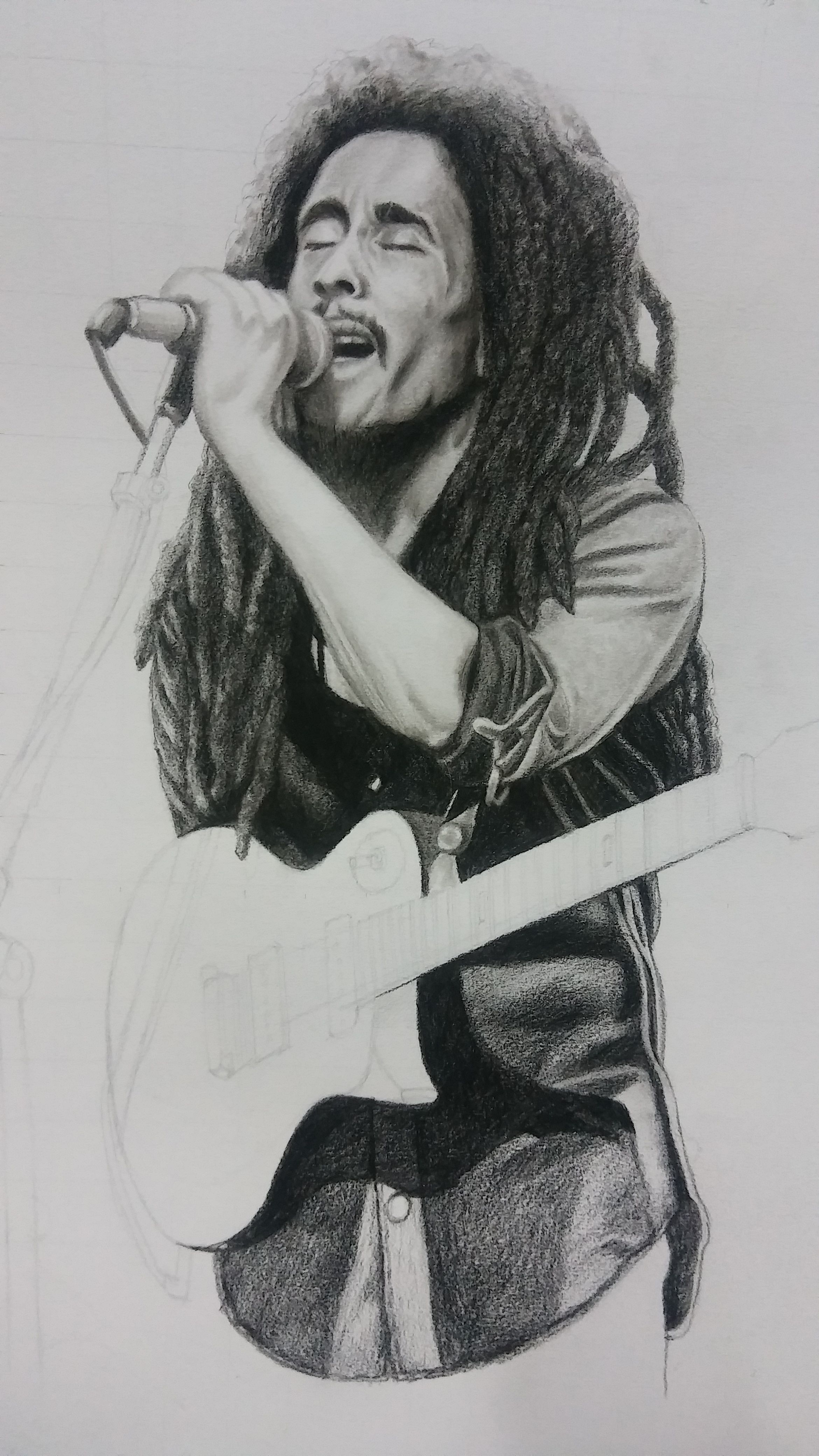 Bob Marley Sketch at Explore