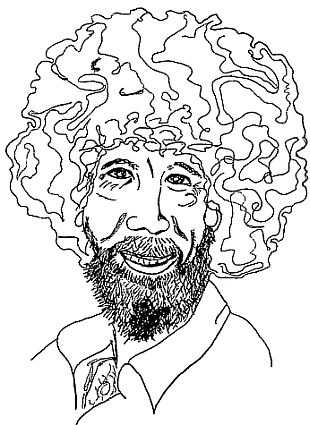 310x425 Drawing Bob Ross Not Shallow - Bob Ross Sketch