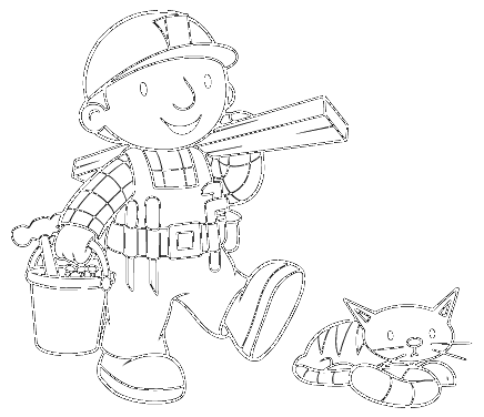 436x376 Free Download Of Bob The Builder Vector Logo - Bob The Builder Sketch