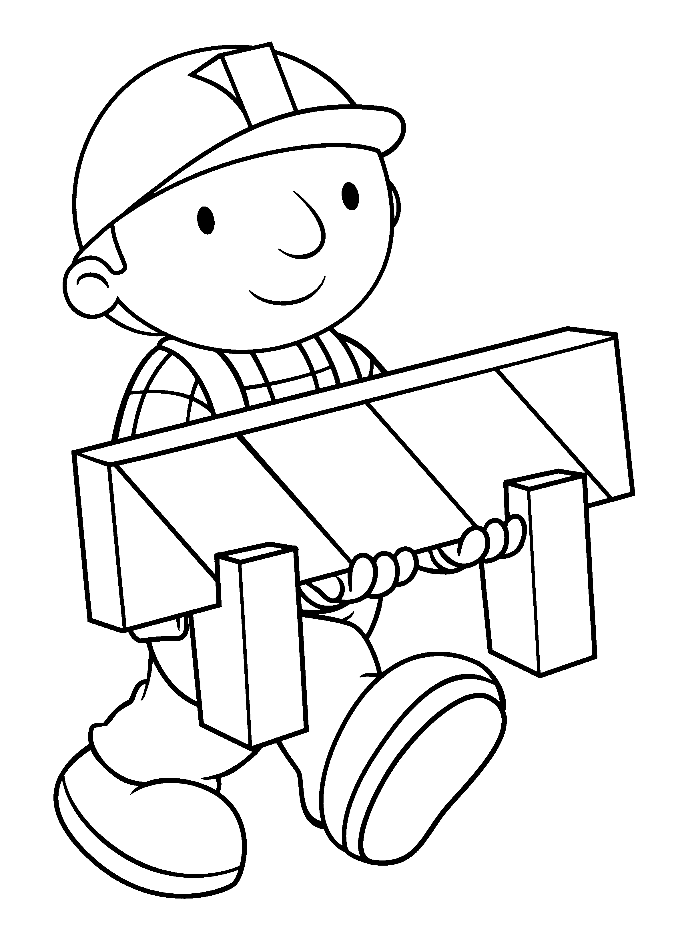 2400x3300 Bob The Builder Coloring Pages - Bob The Builder Sketch