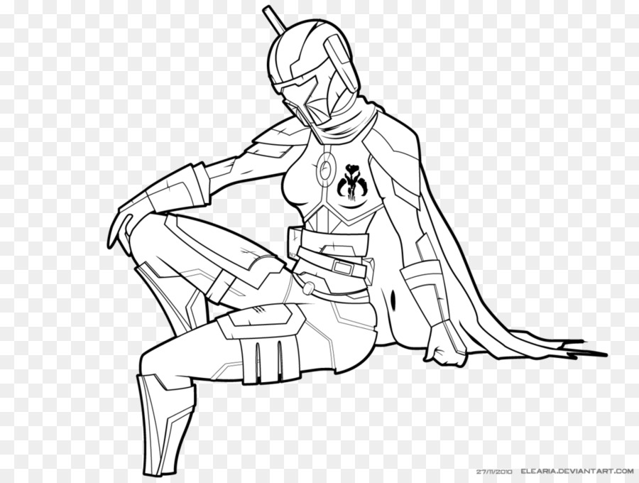 900x680 The Mandalorian Armor Boba Fett Clone Trooper Sketch - Boba Fett Helmet Sketch