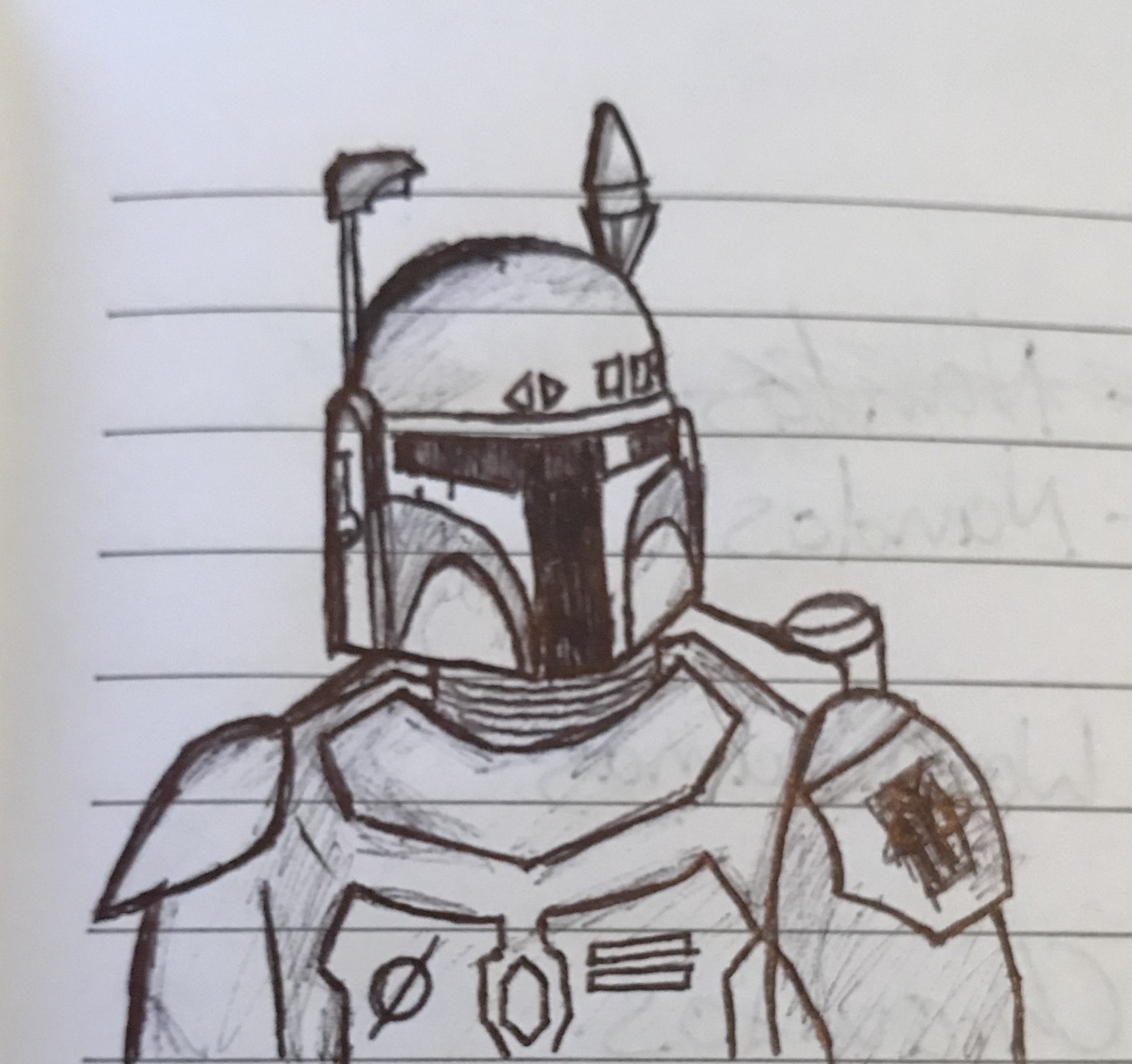 1920x1806 Jack Kilpatrick - Boba Fett Sketch