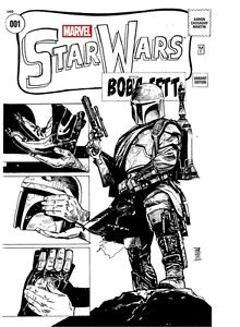 220x300 Marvel 2015 Star Wars - Boba Fett Sketch