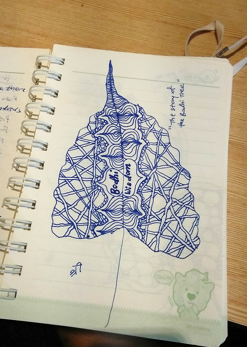 800x1122 The Story Of A Bodhi Tree And A Girl Shimin Wei Medium - Bodhi Tree Sketch