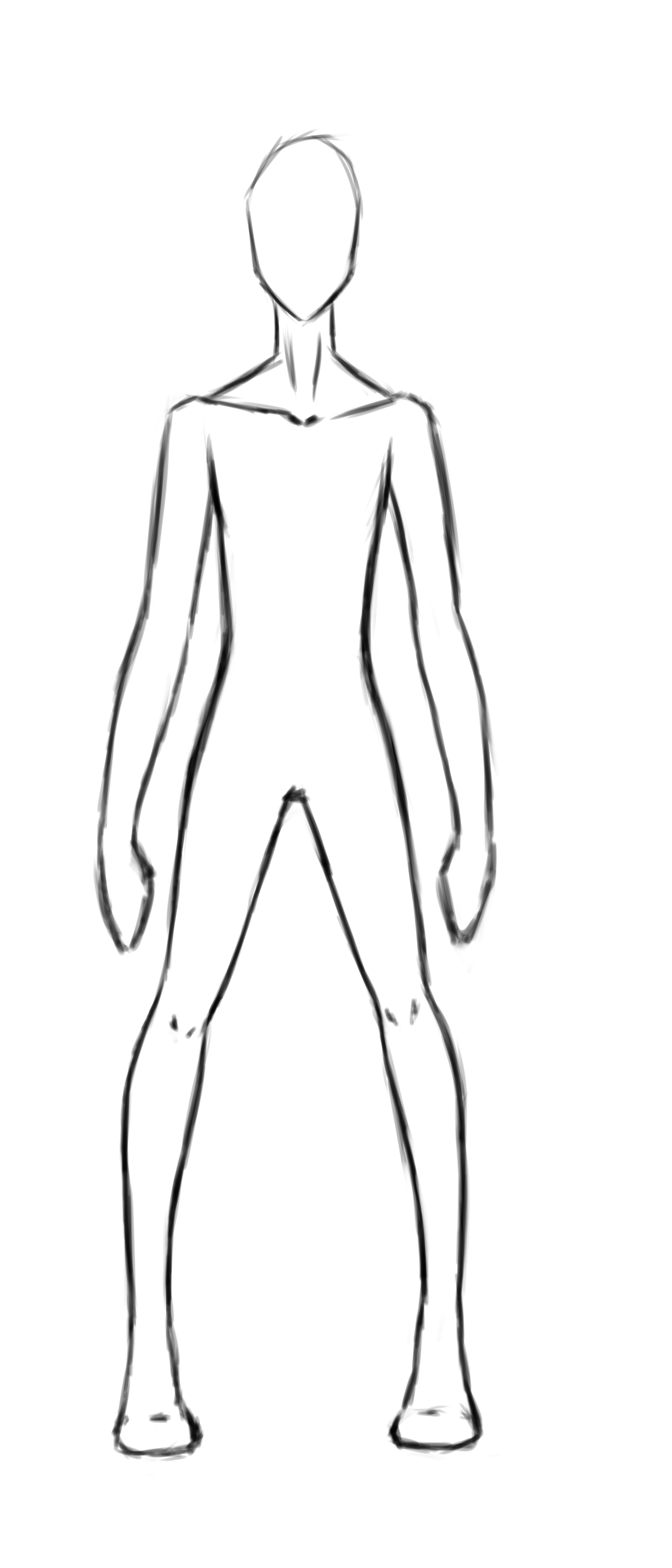Drawing Base Body ~ Base Body Xiii Sketch Female Deviantart | Bodybwasuke