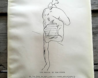 340x270 Female Form Sketch Etsy - Body Form Sketch