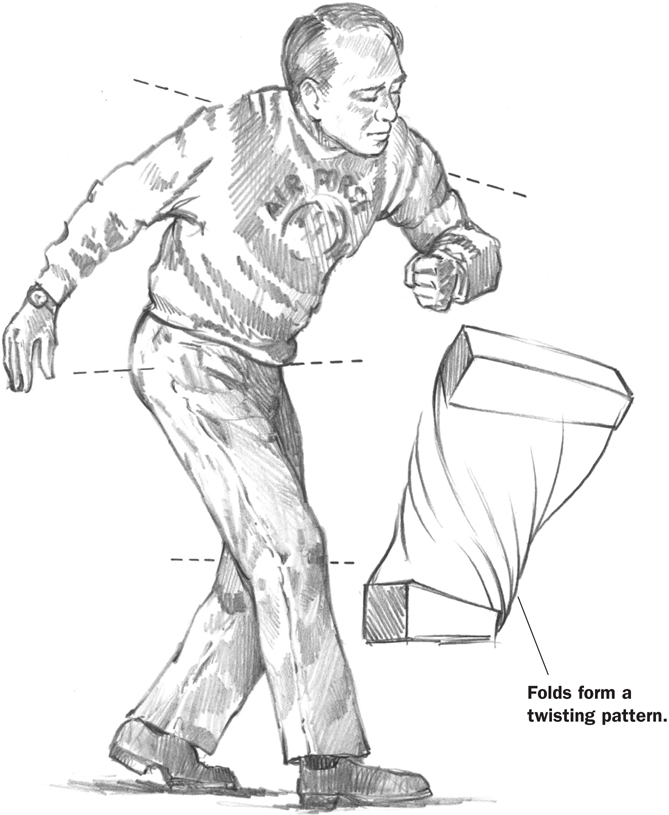 669x815 Bending Amp Twisting Figures - Body Form Sketch