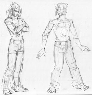 309x320 Box Of Crackers - Body Form Sketch