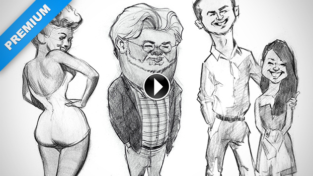 630x355 Narrated Body Sketches Caricature Examples Proko - Body Image Sketch