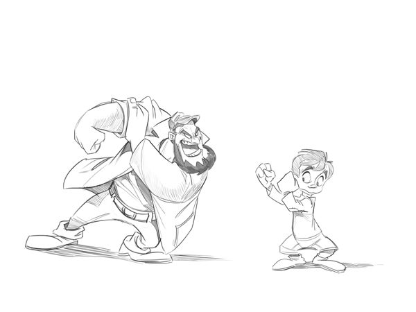 600x450 Cartoon Fundamentals How To Draw A Cartoon Body - Body Image Sketch