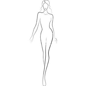 300x300 Sketched Models - Body Model Sketch