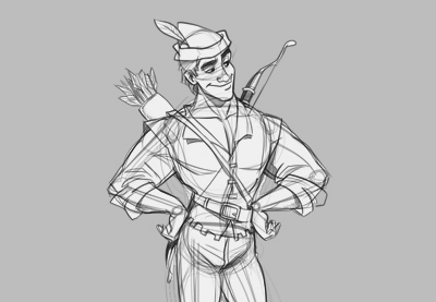 400x277 Cartoon Fundamentals How To Draw A Cartoon Body - Body Shape Sketch