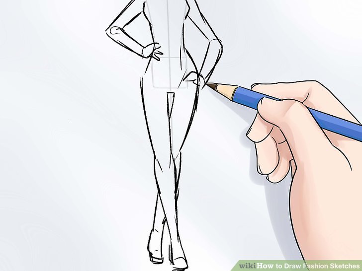 fashion design body sketches for beginners