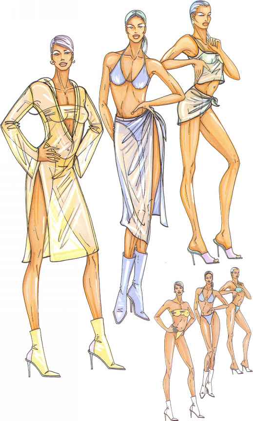 519x864 Fashion Design - Body Sketch For Fashion Design