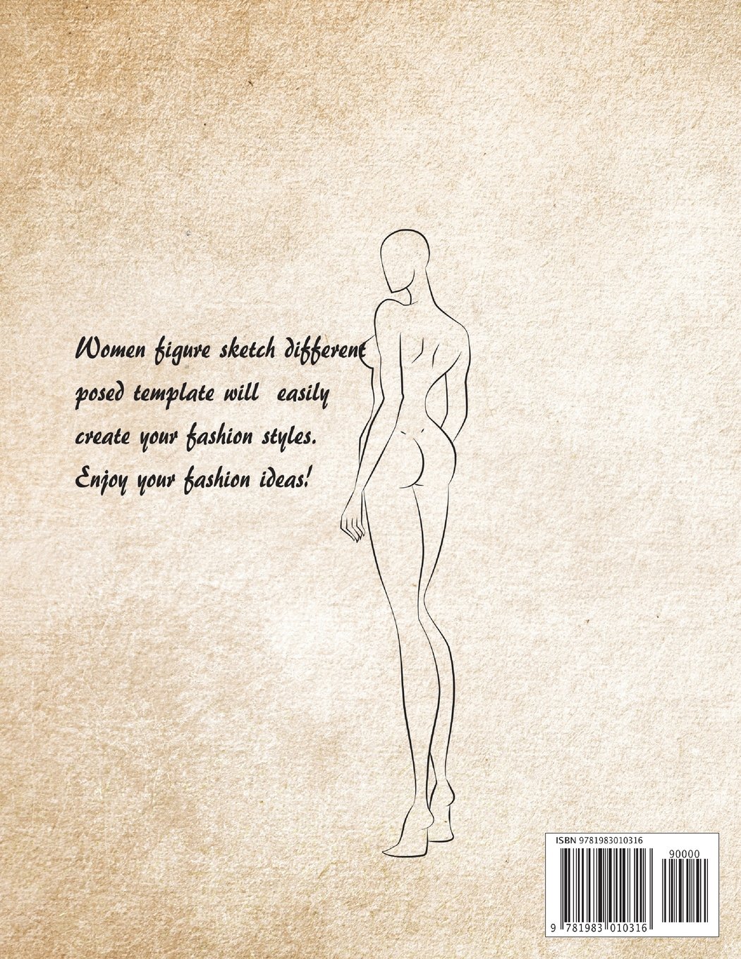 1051x1360 Fashion Sketchpad Women Figure Sketch Different Posed - Body Sketch Template