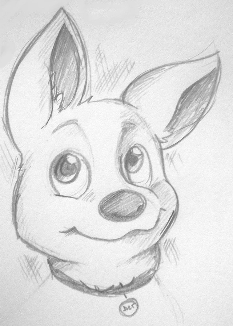 757x1056 Bolt Sketch By Leniproduction - Bolt Sketch