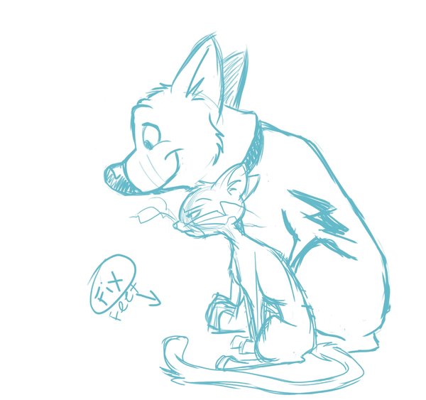 600x563 Bolt Sketch By Leabag - Bolt Sketch