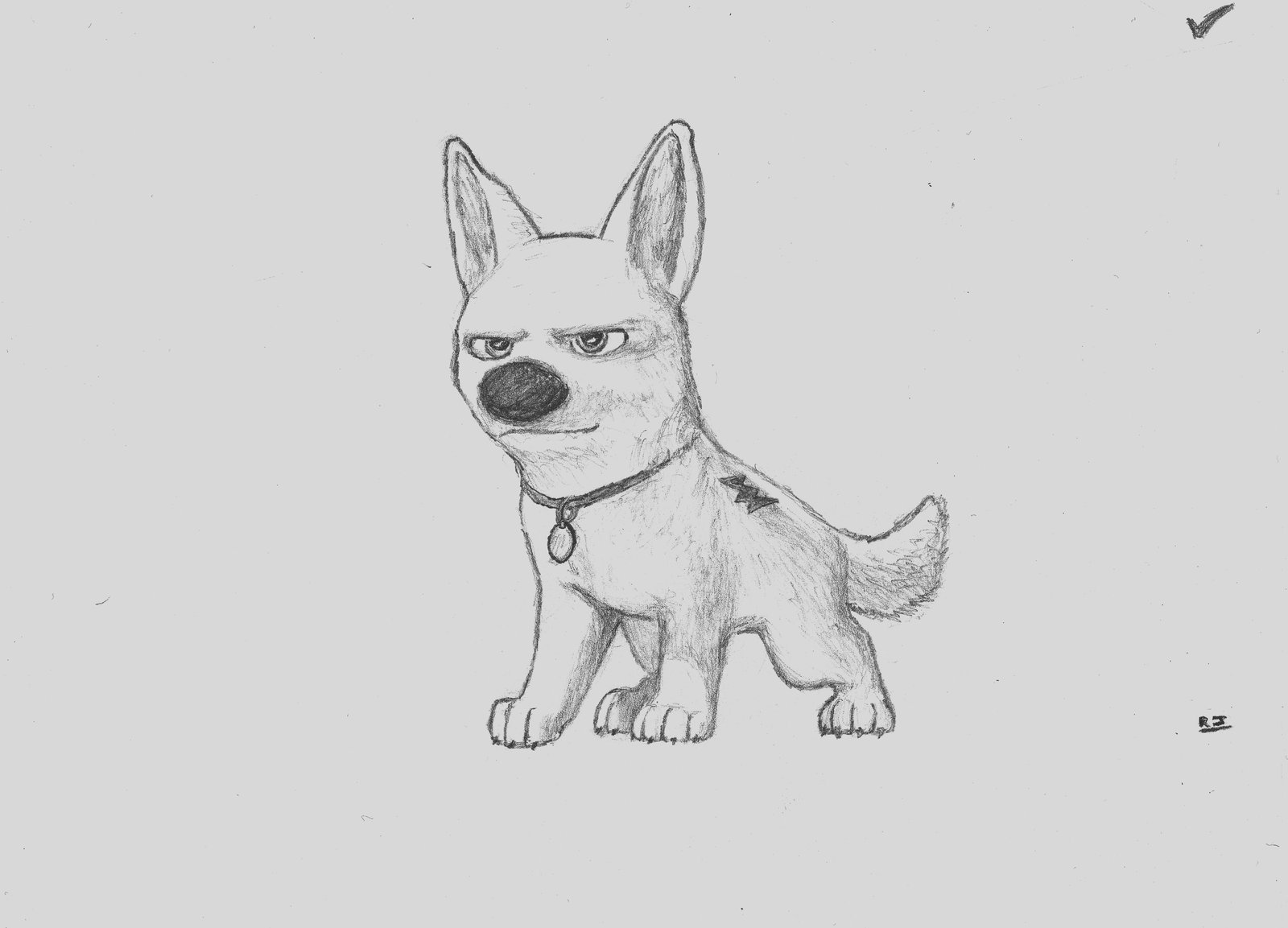 1600x1153 I Drew Bolt Herp Derp Fur Affinity Forums - Bolt Sketch