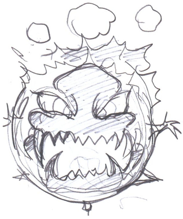 631x754 Image - Bomb Sketch