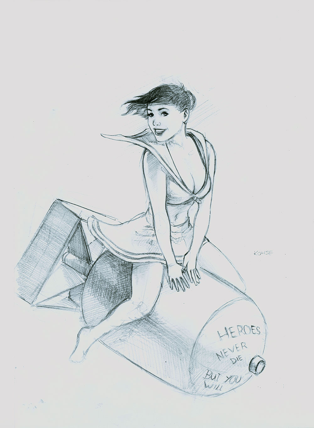 1000x1360 The Bomb - Bomb Sketch