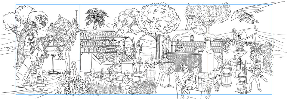 954x332 Pdn Photo Of The Day Sketch For The Bombay Sapphire - Bombay Sketch