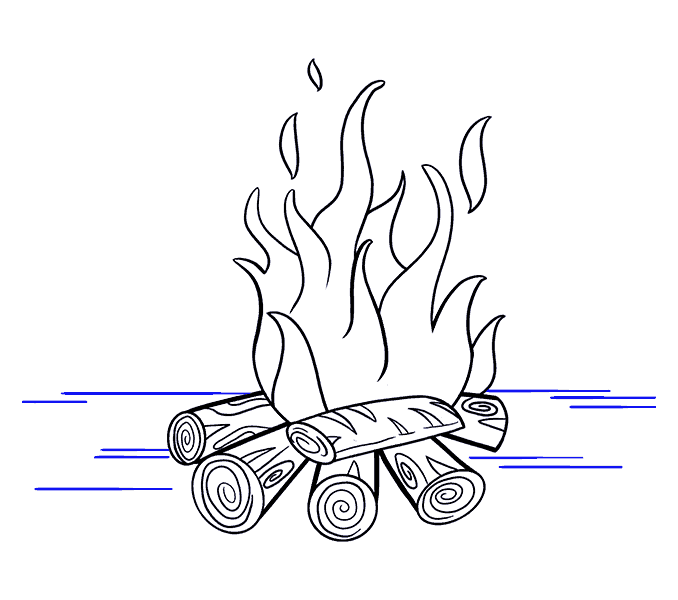 678x600 19 Bonfire Svg Transparent Download Sketch Huge Freebie! Download - Bonfire Sketch