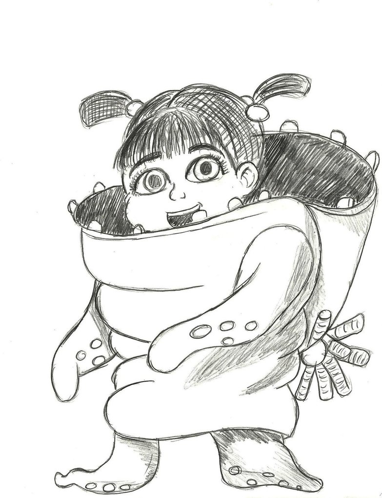 783x1021 Boo Sketch By Creativecracker - Boo Sketch